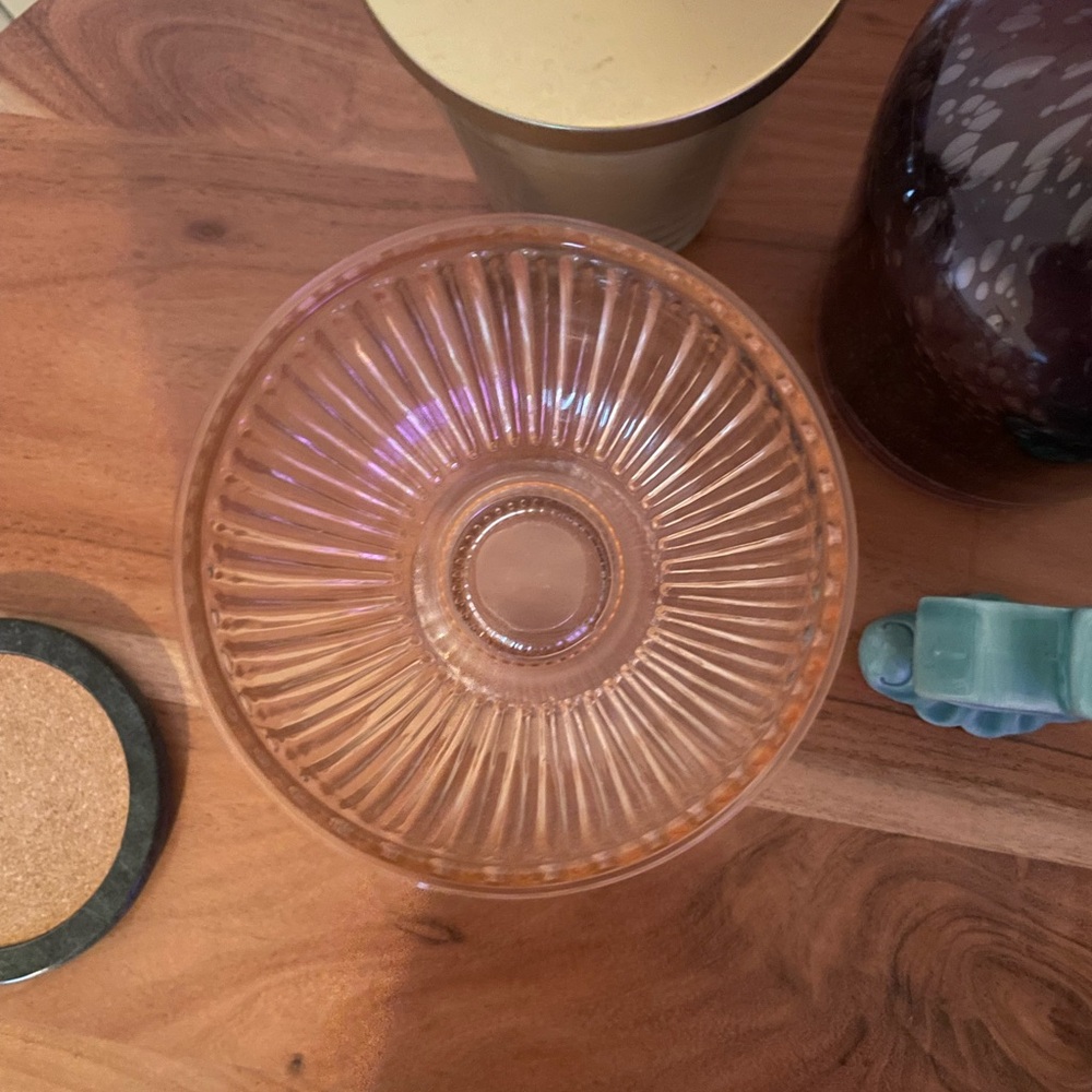 Target Bullseye Tangerine Pedestal Catch Dish - Picture 3 of 5